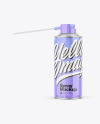 Glossy Spray Can Mockup