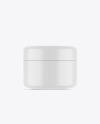 Matte Cosmetic Jar Mockup