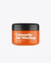 Matte Cosmetic Jar Mockup