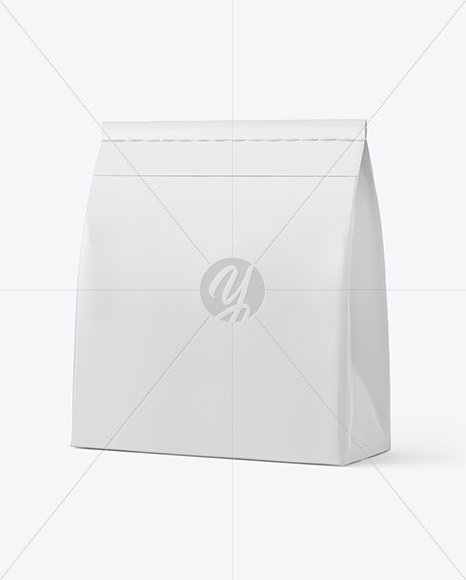 Glossy Food Bag Mockup