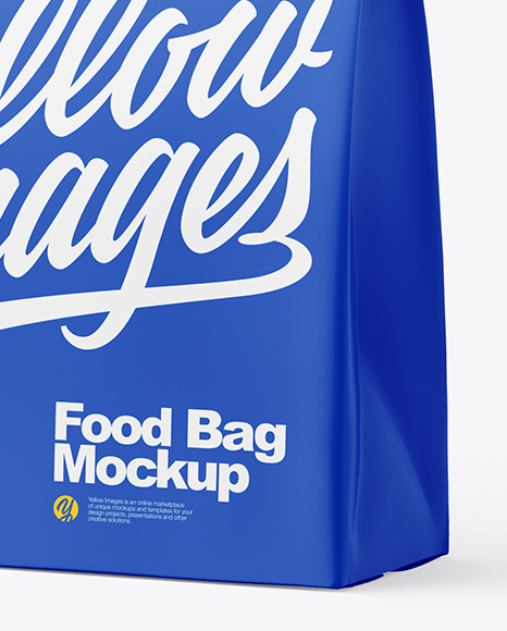 Matte Food Bag Mockup