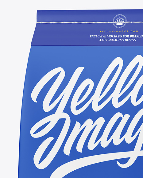 Matte Food Bag Mockup