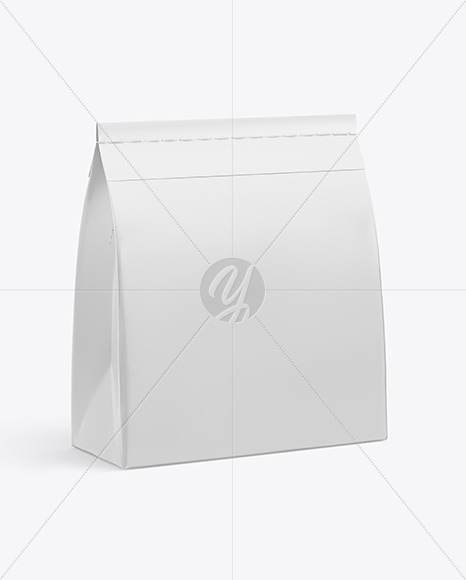 Glossy Food Bag Mockup