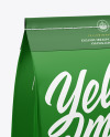 Glossy Food Bag Mockup