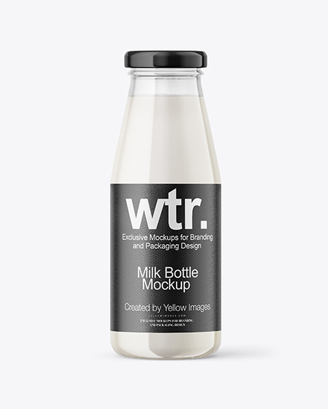 Milk Bottle Mockup