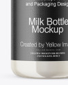 Milk Bottle Mockup