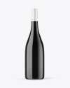 Dark Glass Wine Bottle Mockup