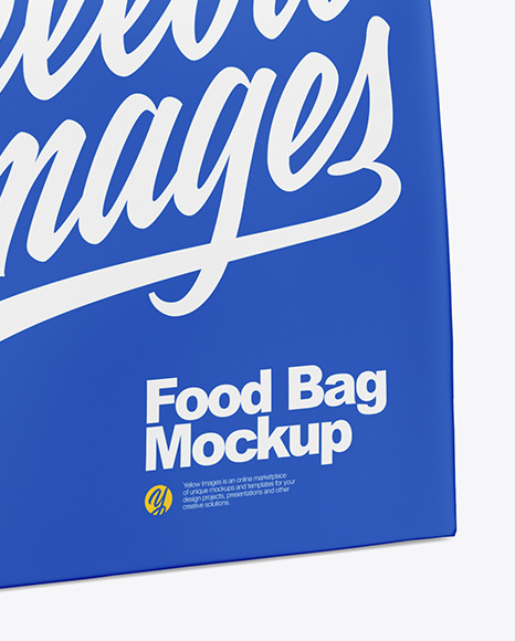 Matte Food Bag Mockup