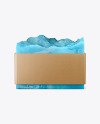 Handmade Soap Bar with Kraft Label Mockup