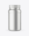 Matte Metallic Jar Mockup