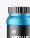 Matte Metallic Jar Mockup