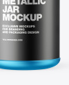 Matte Metallic Jar Mockup