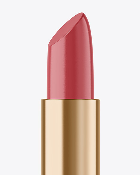 Metallic Lipstick Tube Mockup