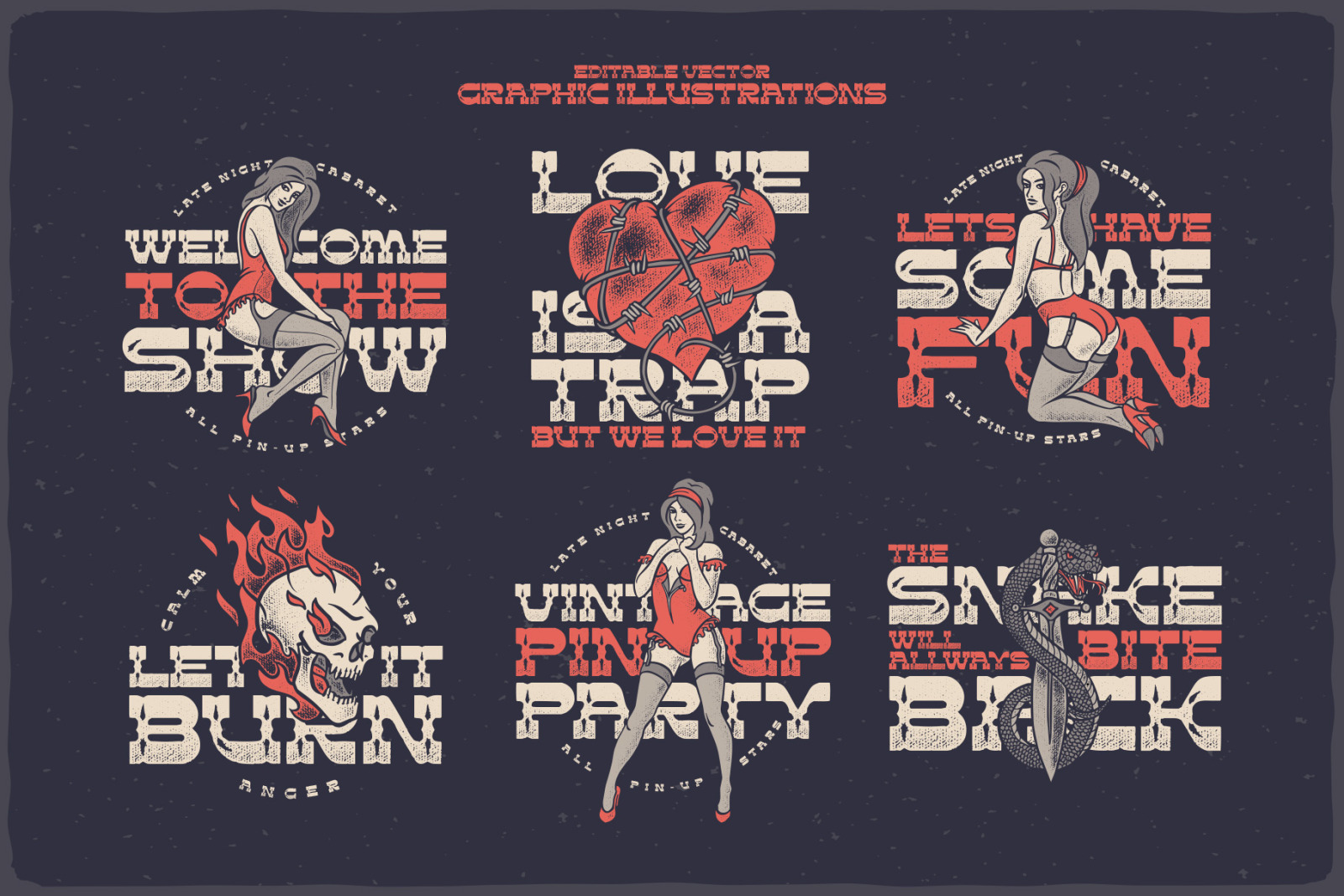 Dusky Rough - font and graphics Dusky Rough - font and graphics