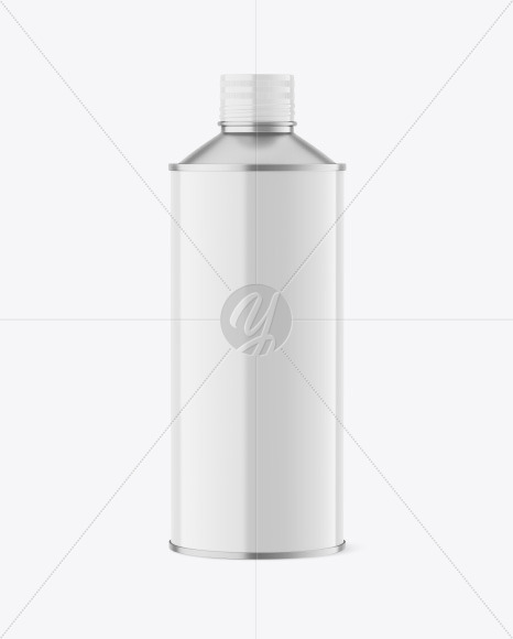 Glossy Bottle Mockup