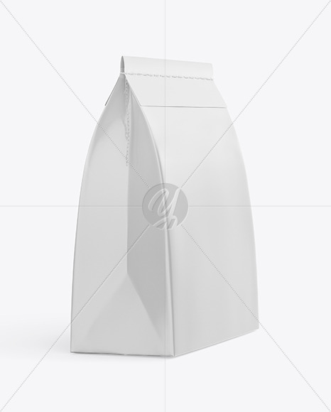 Glossy Food Bag Mockup