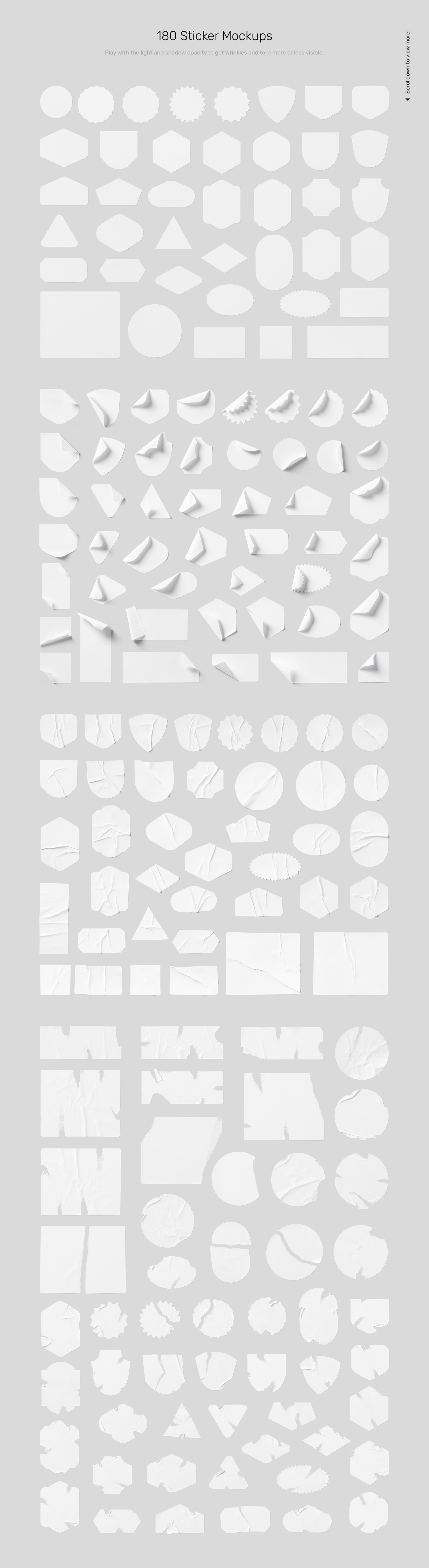 Sticker Mockups Sticker Mockups