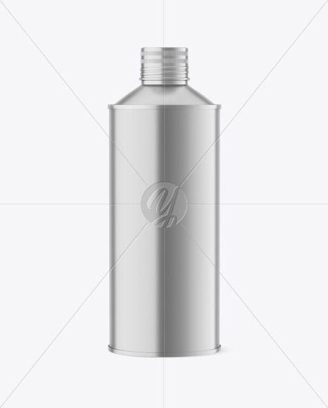 Metallic Bottle Mockup