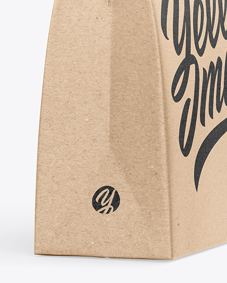 Kraft Paper Food Bag Mockup