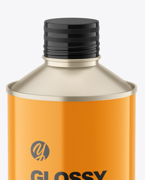 Glossy Bottle Mockup