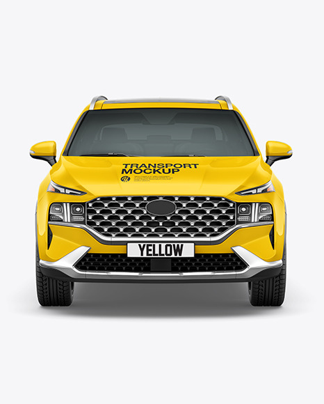 Compact SUV Mockup - Front View