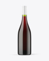 Green Glass Red Wine Bottle Mockup