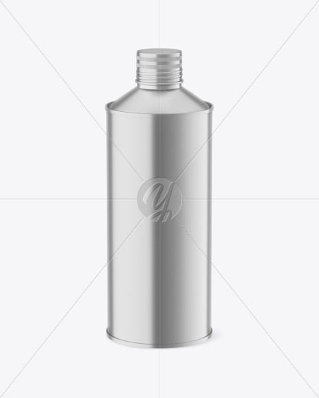 Metallic Bottle Mockup