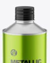 Metallic Bottle Mockup