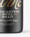 Ceramic Wine Bottle Mockup