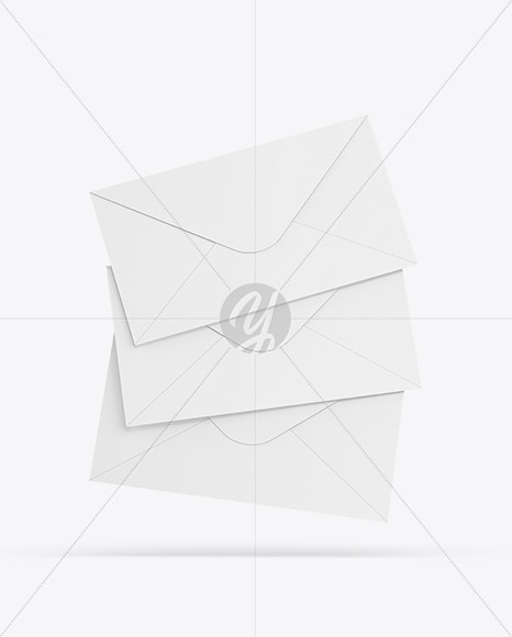 Three Envelopes Mockup