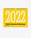 Wall Calendar Mockup