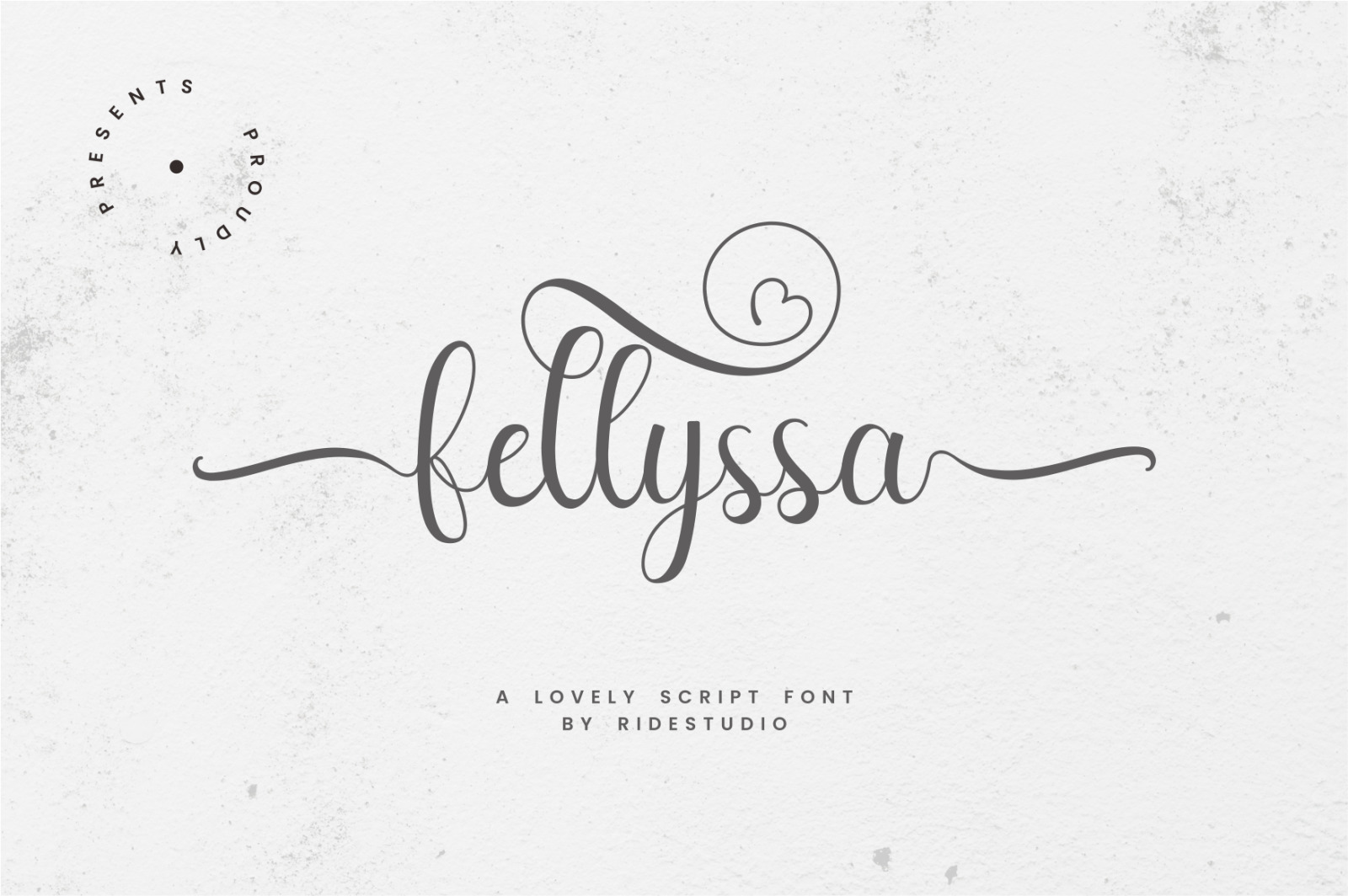 Fellyssa - Calligraphy Script Font Fellyssa - Calligraphy Script Font