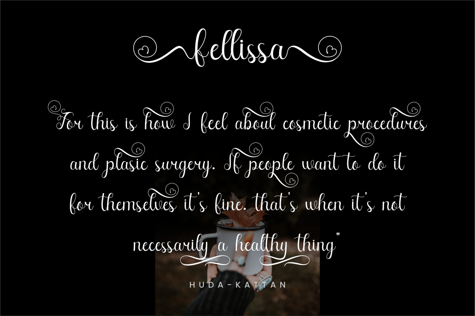 Fellyssa - Calligraphy Script Font Fellyssa - Calligraphy Script Font