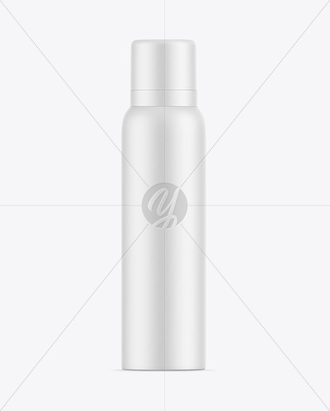 Matte Aerosol Bottle Mockup