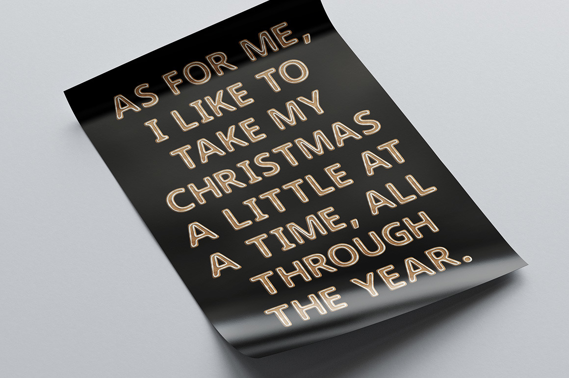 Gingerbread Sans Font Gingerbread Sans Font
