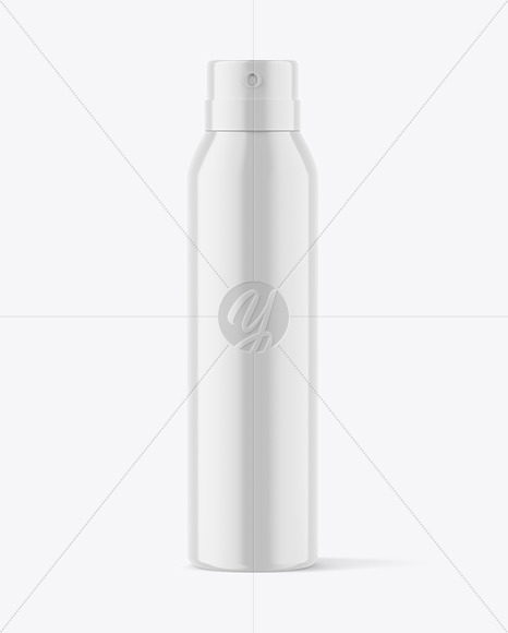 Glossy Spray Bottle Mockup