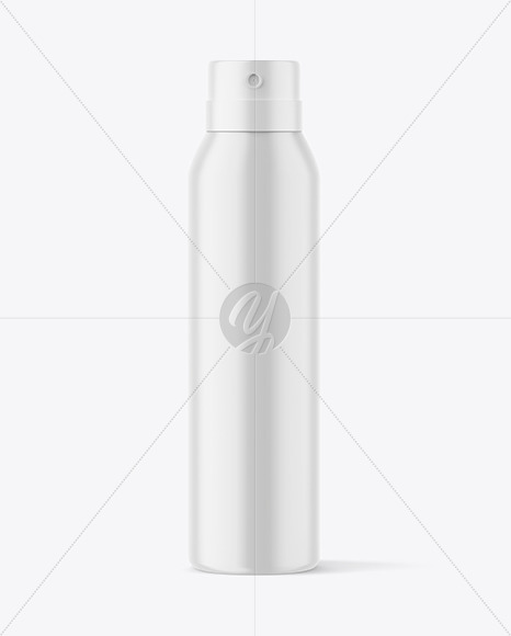 Matte Spray Bottle Mockup