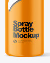 Matte Spray Bottle Mockup