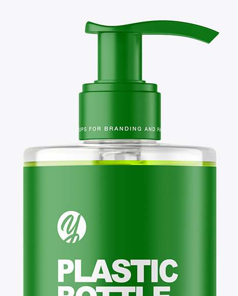 Color Liquid Cosmetic Bottle with Pump Mockup Color Liquid Cosmetic Bottle with Pump Mockup