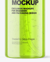 Color Liquid Cosmetic Bottle with Pump Mockup Color Liquid Cosmetic Bottle with Pump Mockup