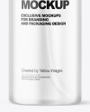Frosted Cosmetic Bottle with Pump Mockup Frosted Cosmetic Bottle with Pump Mockup