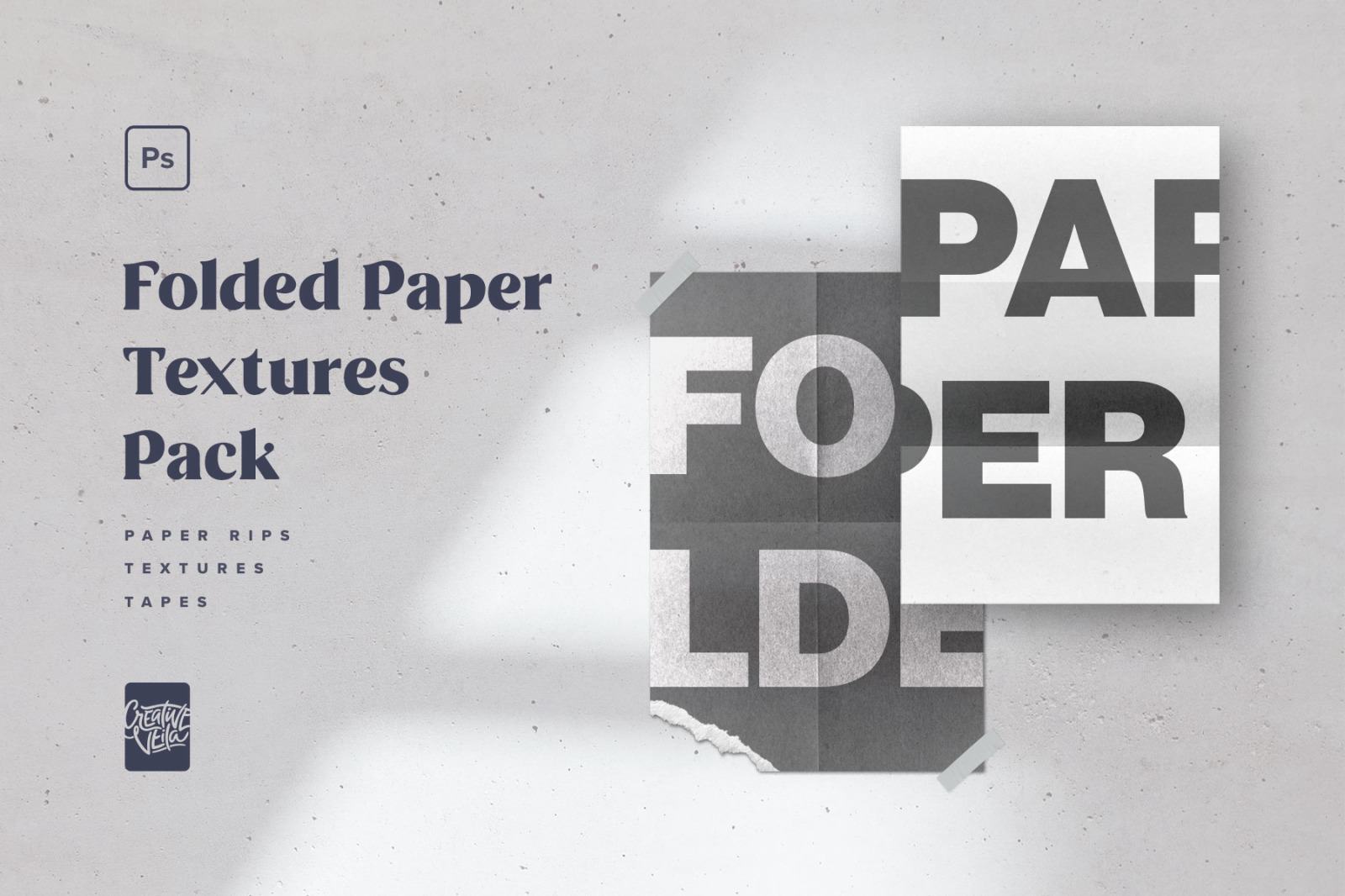Folded Paper Texture Pack Folded Paper Texture Pack