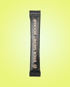 Kraft Paper Stick Sachet Mockup