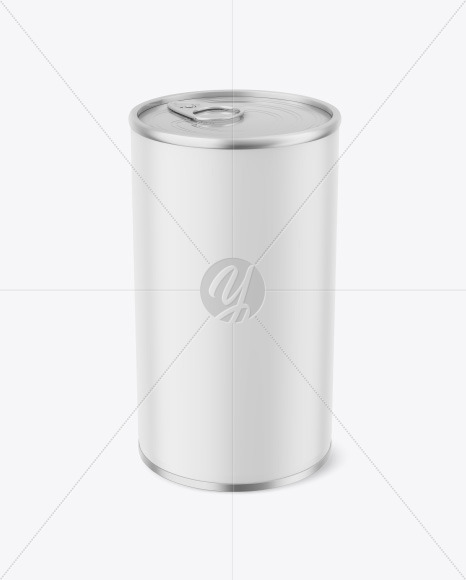 Matte Tin Can Mockup