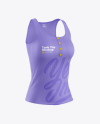 Women&#039;s Tank Top Mockup - Half-Side View