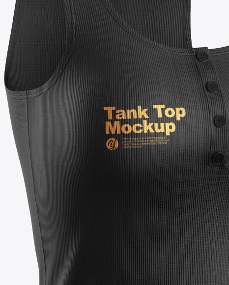 Women's Tank Top Mockup - Half-Side View