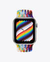 Apple Watch Series 6 with Titanium Case Mockup