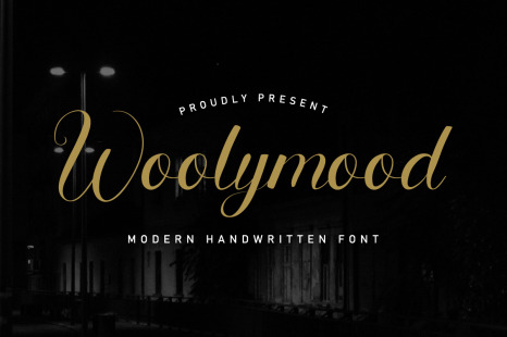 Woolymood Handwritten Font - Fonts handwriting