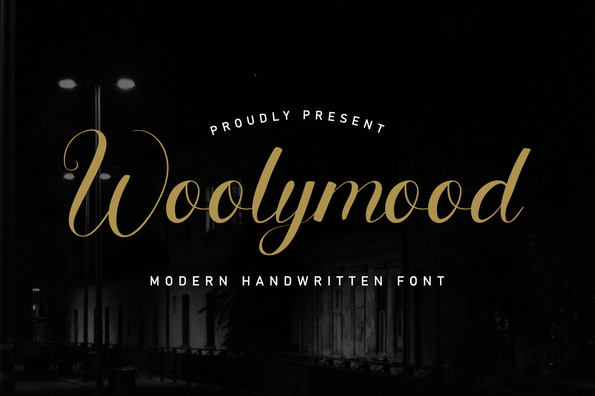 Woolymood Handwritten Font Woolymood Handwritten Font