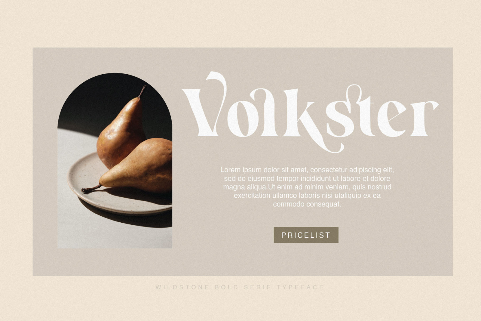 Wildstone - Ligature Serif Typeface